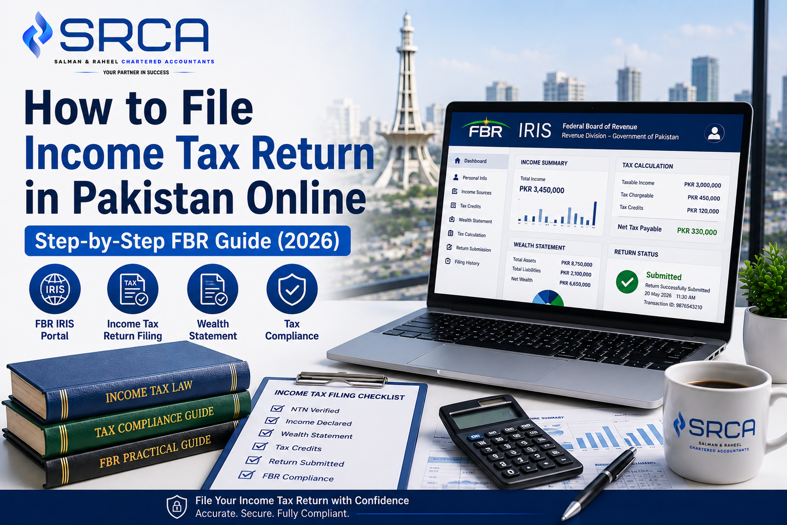 How to File Income Tax Return in Pakistan Online: Step-by-Step FBR Guide (2026)