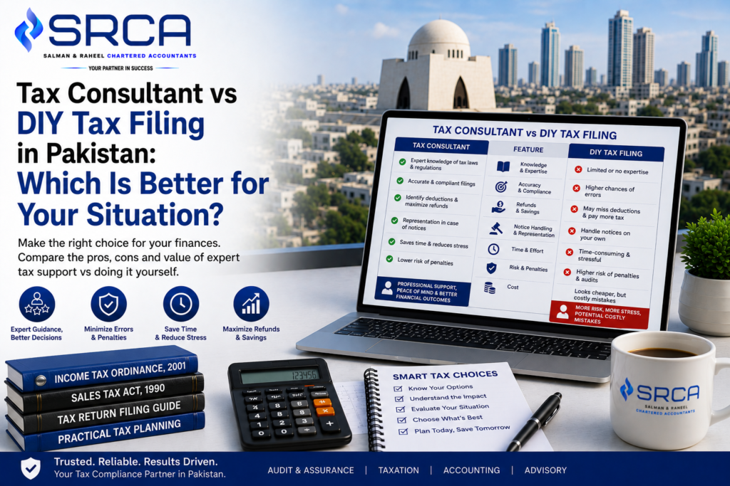 Tax Consultant vs DIY Tax Filing in Pakistan: Which Is Better for Your Situation?