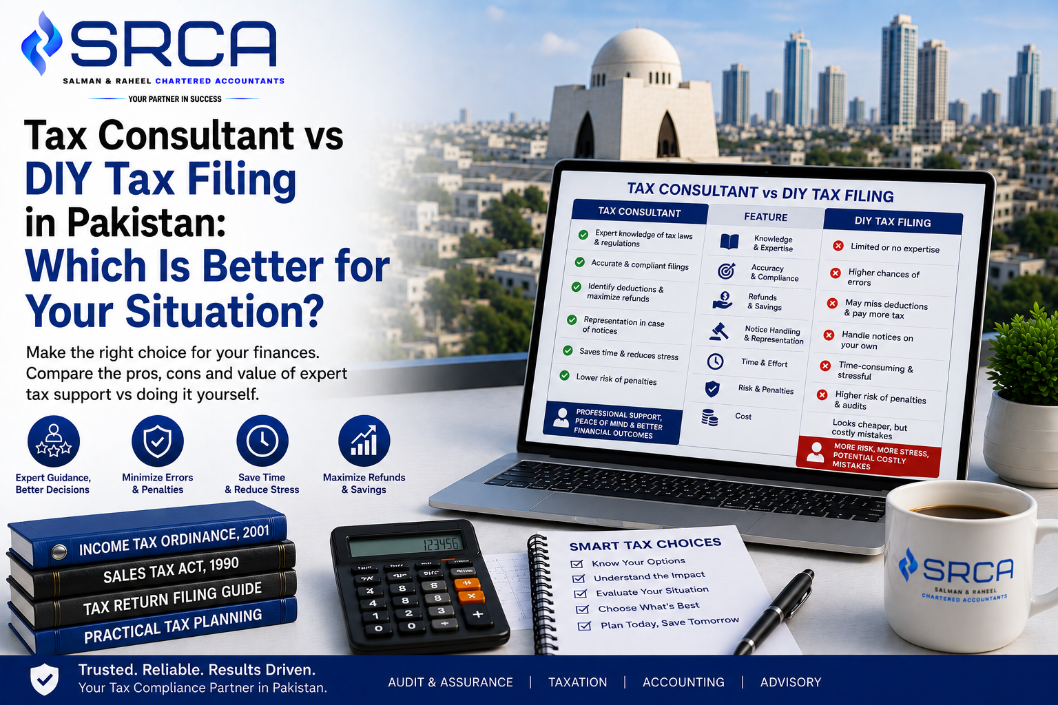 Tax Consultant vs DIY Tax Filing in Pakistan: Which Is Better for Your Situation?